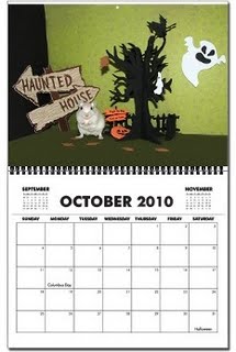 Gerbils Calendar October